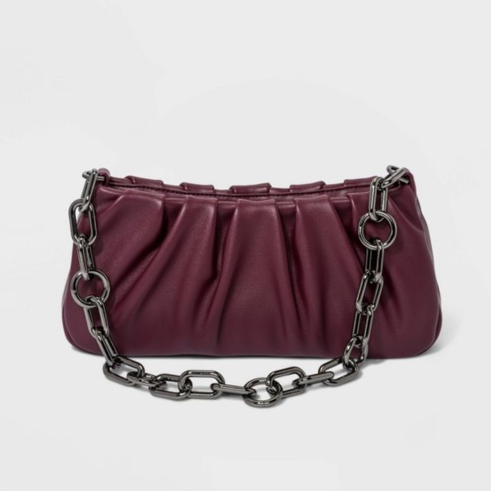 A New Day‎ Burgundy Shoulder Handbag